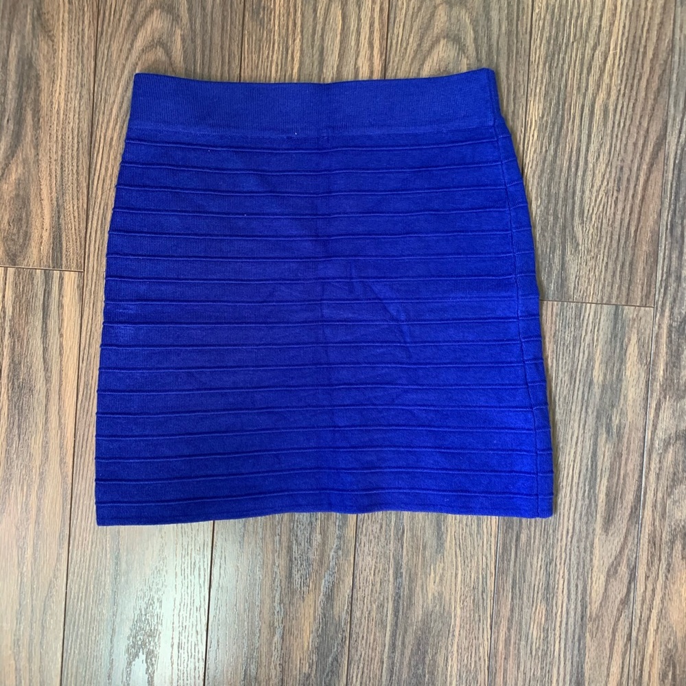Electric Blue Mini Skirt